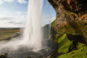 Der Wasserfall als Schleierfall