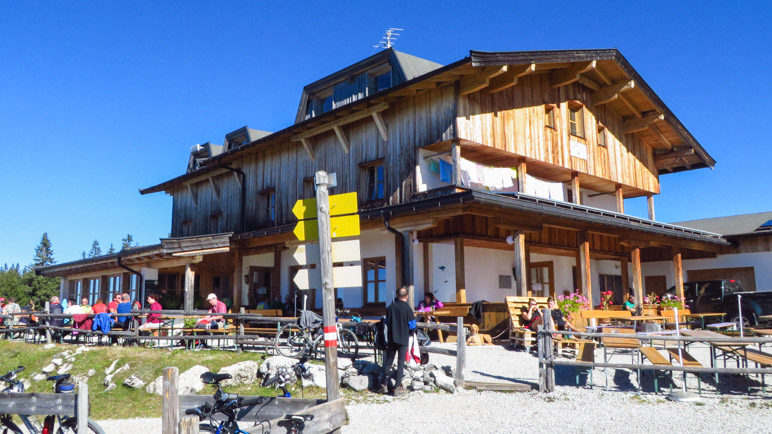 Am Straubinger Haus auf der Eggenalm