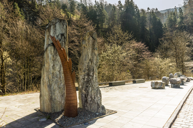 Der Drachenschwanz am Beginn der Wanderung