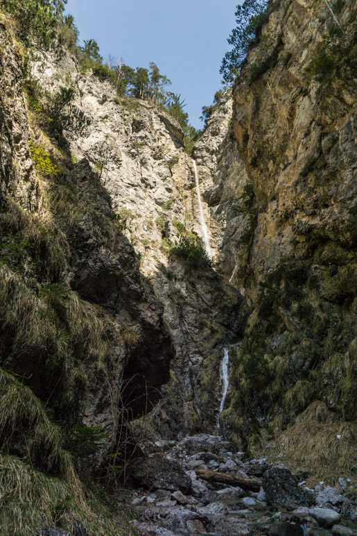 Der Wasserfall im Seitental