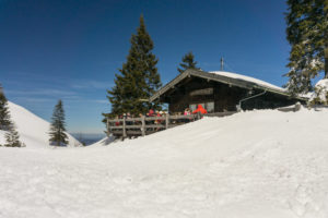 Die Almhütte an der Schlegelmulde