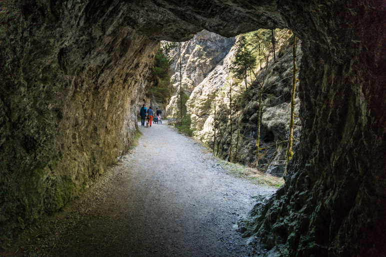 Tunnelblick in der Klamm