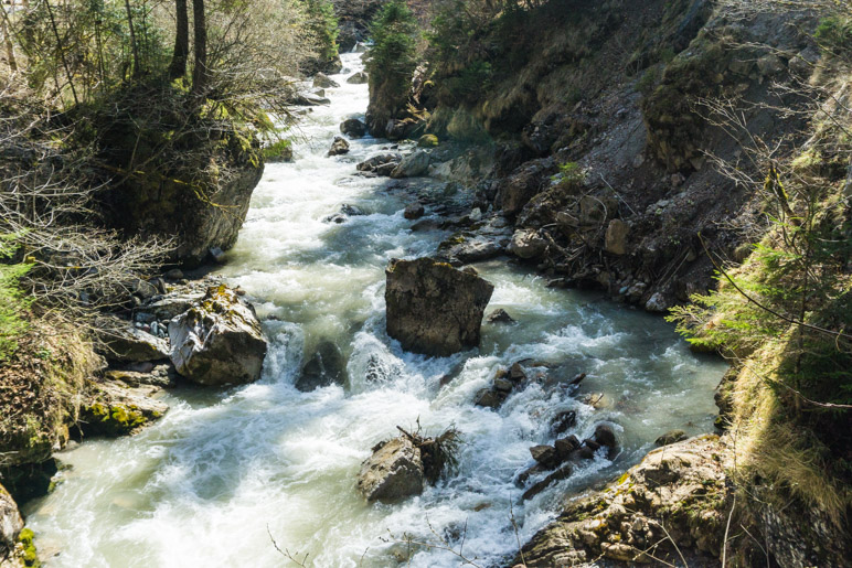 Die Wildschönauer Ache in der Kundler Klamm