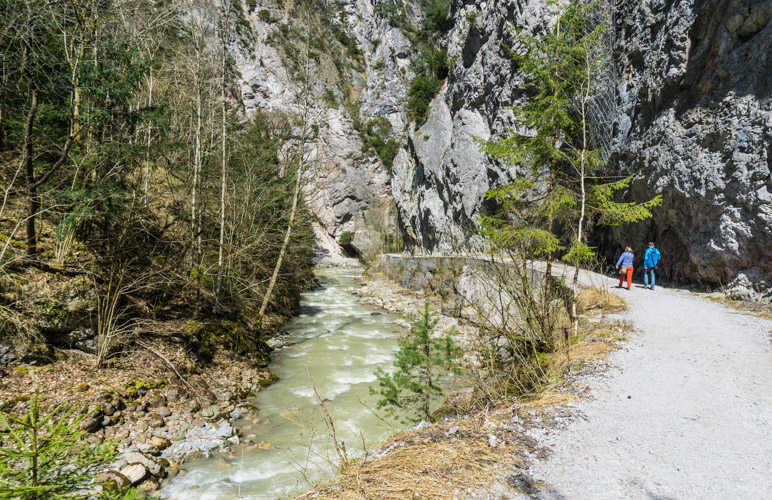 Die Ache und der breite Klammweg