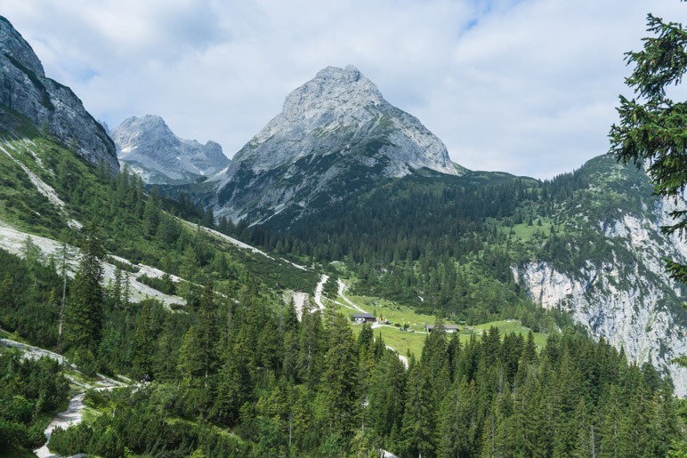 Der erste Blick zur Seebenalm