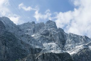 Die Bergstation der Zugspitz-Seilbahn