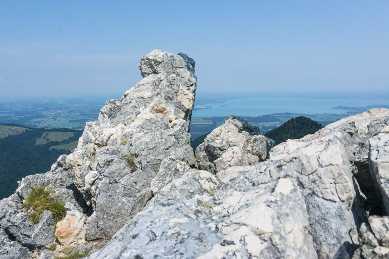 Blick vom Friedenrath auf den Chiemsee