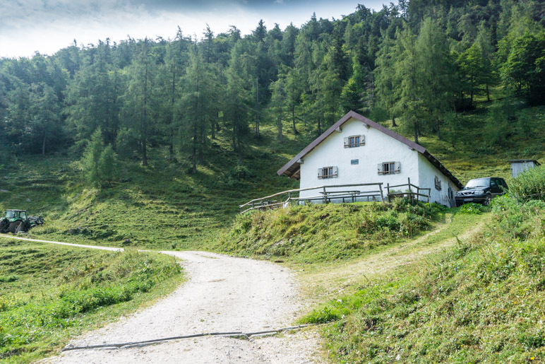 An der Hochplattenalm, ideal für eine erste Schorle