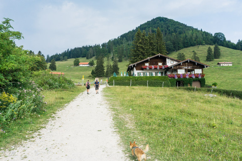 Fast direkt an der Bergstation liegt die Staffn-Alm