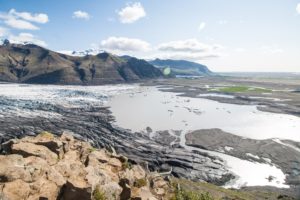 Der Gletschersee des Skaftafellsjökull