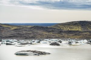 Ein Blick auf die weite Sanderfläche