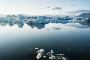 Eis auf dem Jökulsárlón