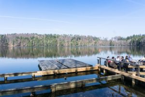 Am Seebad - ein Teil der Terrasse wird gerade noch renoviert