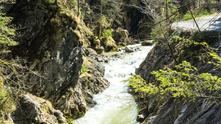 Die Wildschönauer Ache in der Kundler Klamm