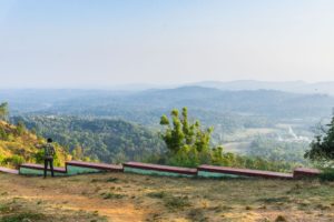 Aussicht vom Raja Seat in Coorg / Madikeri