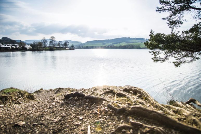 Ein Blick über den Diemelsee