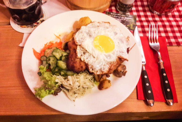 OK, Foodblogger werde ich nicht mehr. Aber das Stolbergschnitzel ist ein echter Schlankschlemmer