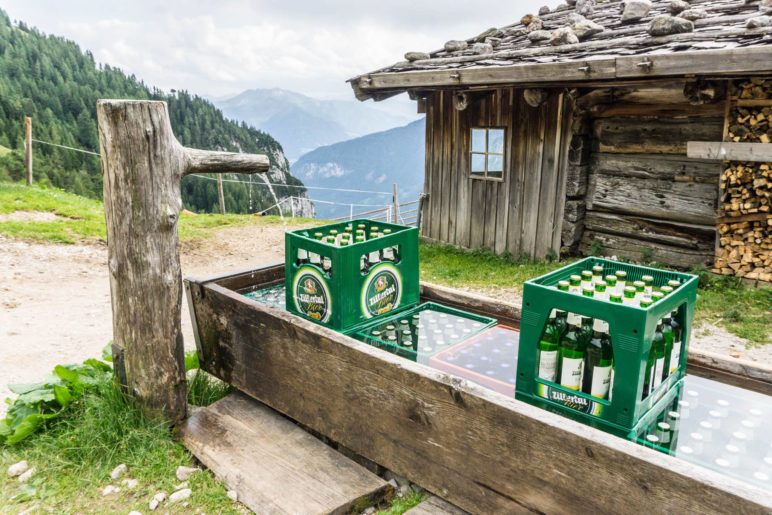 Bierkühlung auf Alm-Art