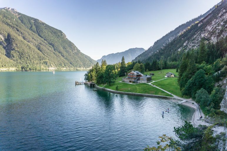 Ein Blick zurück zur Gaisalm