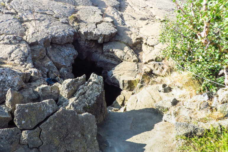 Der Eingang zur Höhle