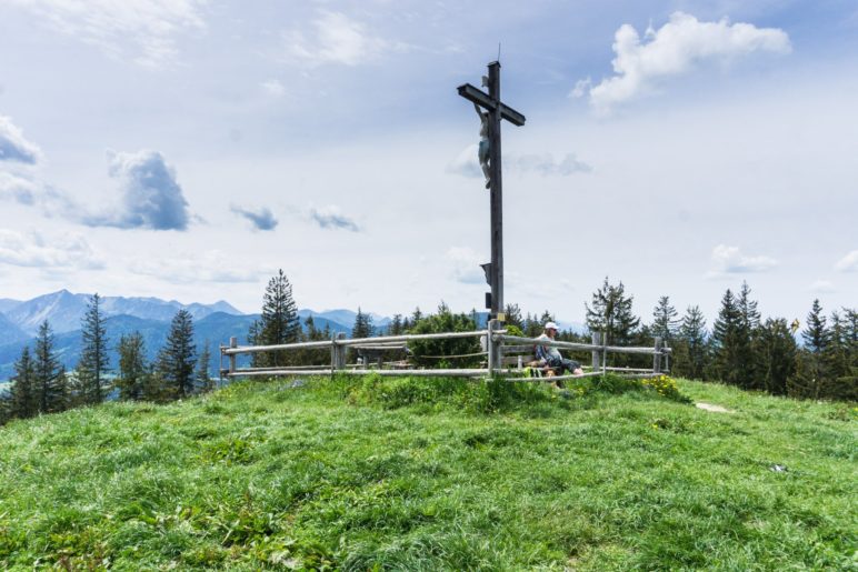 Der Schwarzenberg-Gipfel auf 1187 Metern Höhe