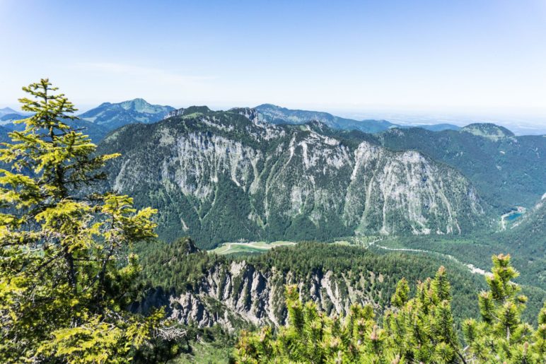 Die Chiemgauer Alpen nördlich des Dürrnbachhorns