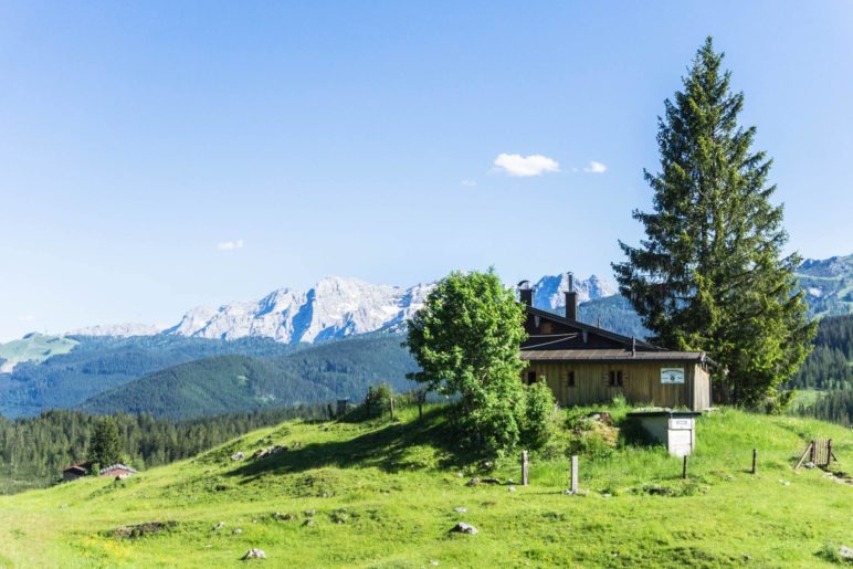 Die Traunsteiner Hütte / Winklmooshütte des DAV