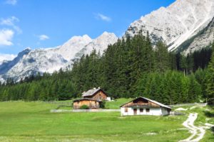 An der Angeralm im Karwendeltal
