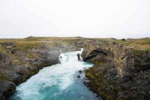 Der Geitafoss, ein Stück unterhalb des Goðafoss