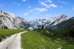 Ausblick auf unseren Weg durch das Karwendeltal