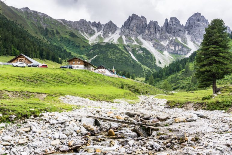 Der Griesbach unterhalb der Kemater Alm