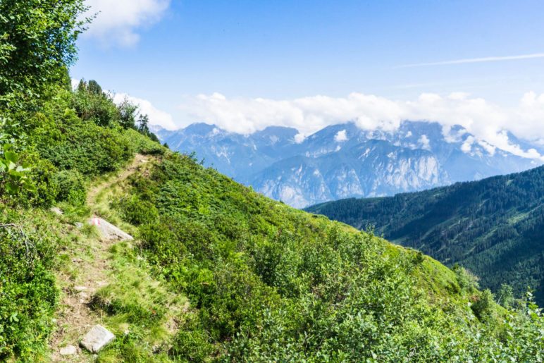 … und hinüber zur Nordkette über Innsbruck