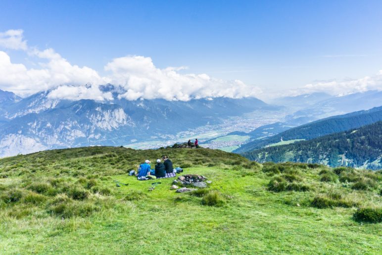 Die Nordkette, Innsbruck und das Unterinntal