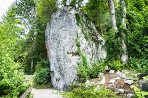 Der Gedenkstein für die Traunsteinopfer