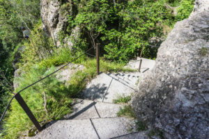 Noch einmal Treppen in der Kaltenbachwildnis