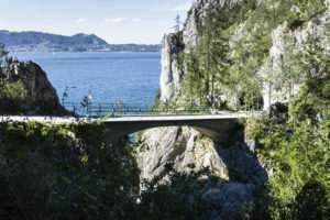 Wieder an der Lainaubrücke