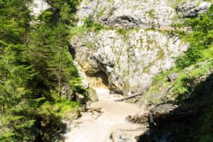 Bei unserem Besuch war das Wasser milchig-braun