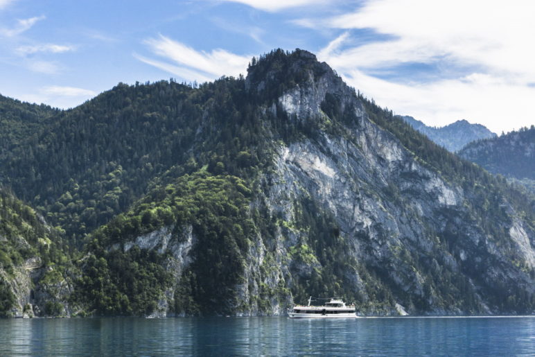 Der Kleine Schönberg, von der Seeseite aus gesehen