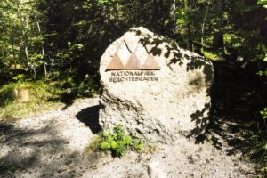 Ab jetzt wandern wir im Nationalpark Berchtesgaden