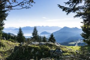 Kaiserblick vom Lacheralm-Hochleger aus