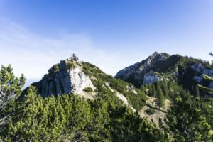 Die Gipfel von Seewandköpfl und Wildalpjoch