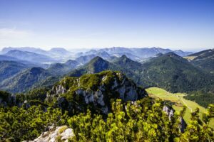 Belohnung nach 1000 Höhenmetern: Der Kaiserblick vom Gipfel des Gurnwandkopf.