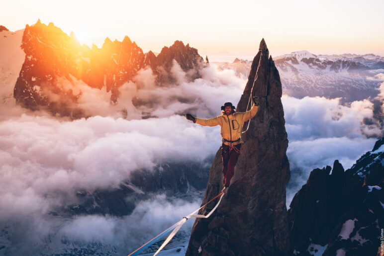 Out of Frame, Highlineartistik im Mont Blanc Gebiet - Foto: Mathis Dumas