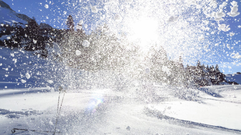 Besser als jedes Feuerwerk, oder? Ab in den Schnee!