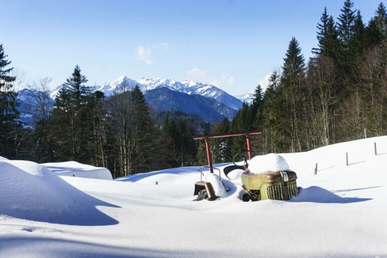 Blick von der Feldlahnalm hinüber zum Geigelstein