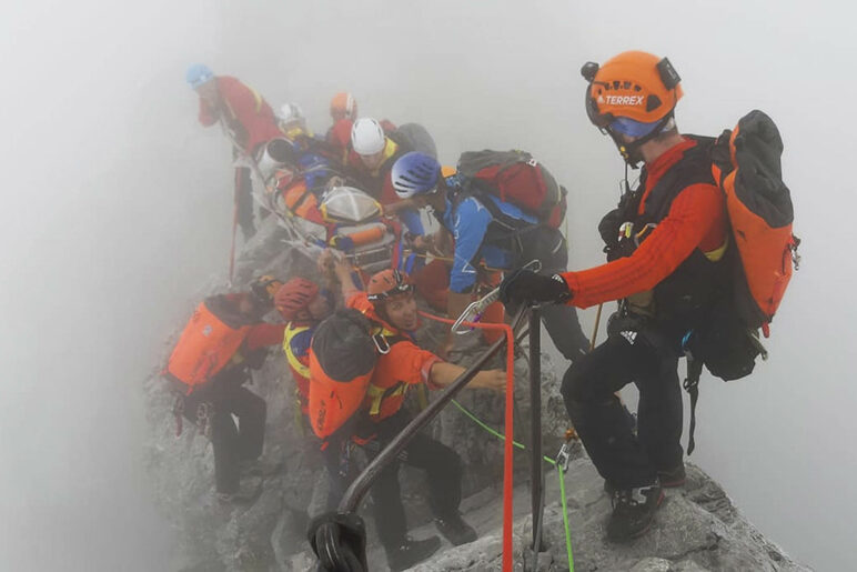 Bergwacht-Einsatz im Absturzgelände - Foto: Michi Renner