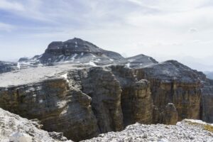 Piz Boé, der höchste Gipfel im Sellamassiv