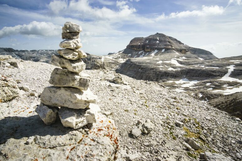 Steinmandl und Piz Boè