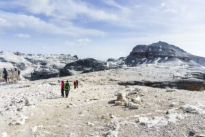 Das Ziel im Blick: Auf dem Weg zum Piz Boè