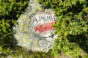 Wir sind auf dem richtigen Weg zur Adolf-Pichler-Hütte